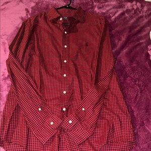 Polo Ralph Lauren Red and Black Checkered Shirt